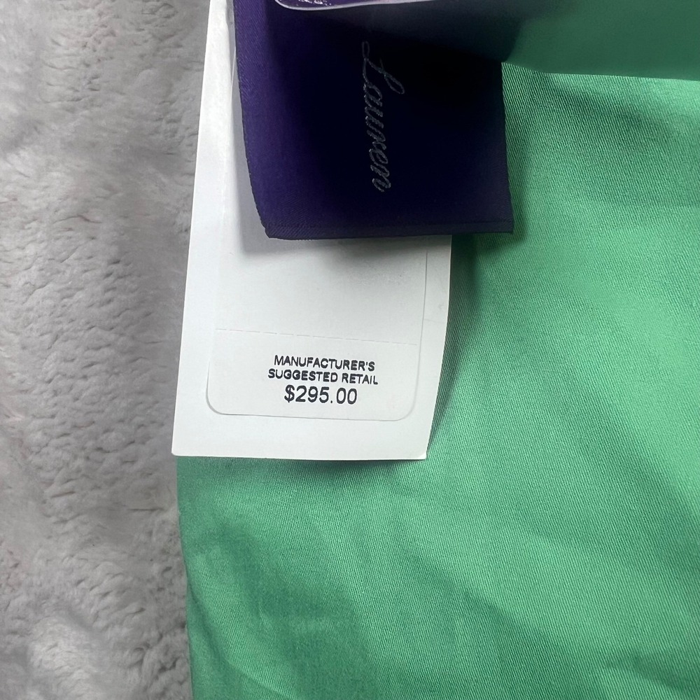 NWT Ralph Lauren Purple Label Mens 38 Shorts Green Cotton Luxury Made in Romania - Picture 3 of 8